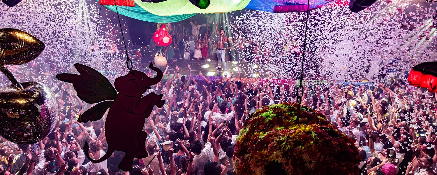 Flower Power party at Pacha Ibiza.