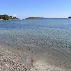 Cala Martina, one of Santa Eulària's beaches