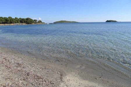 Cala Martina, one of Santa Eulària's beaches