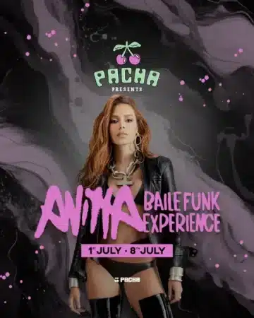 Anitta in Pacha Ibiza.