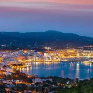 Santa Eulària At Night.