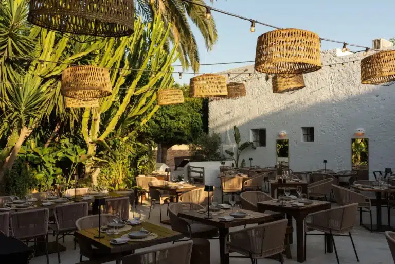 Finca La Plaza restaurant.