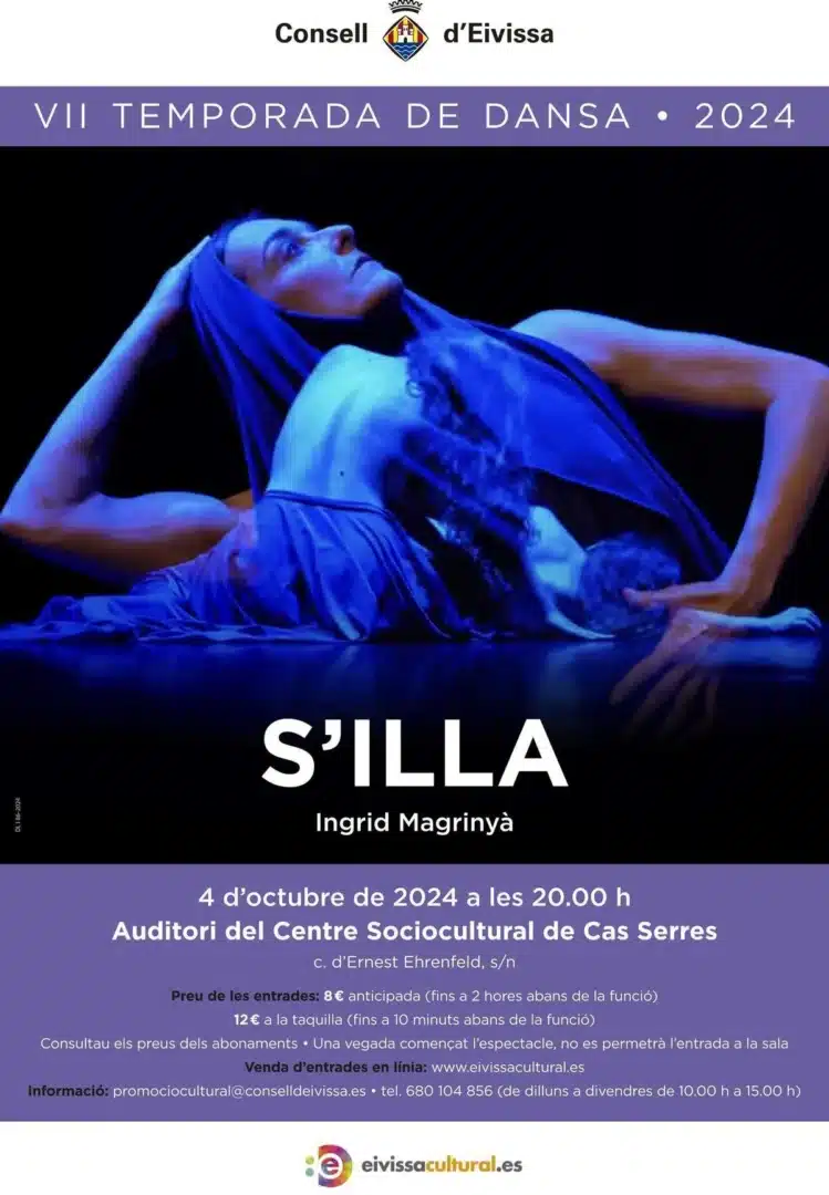 Cultural Events &Ndash; Ingrid Magrinya Stars In ‘Silla Of The Dance Season &Ndash; Living Ibiza