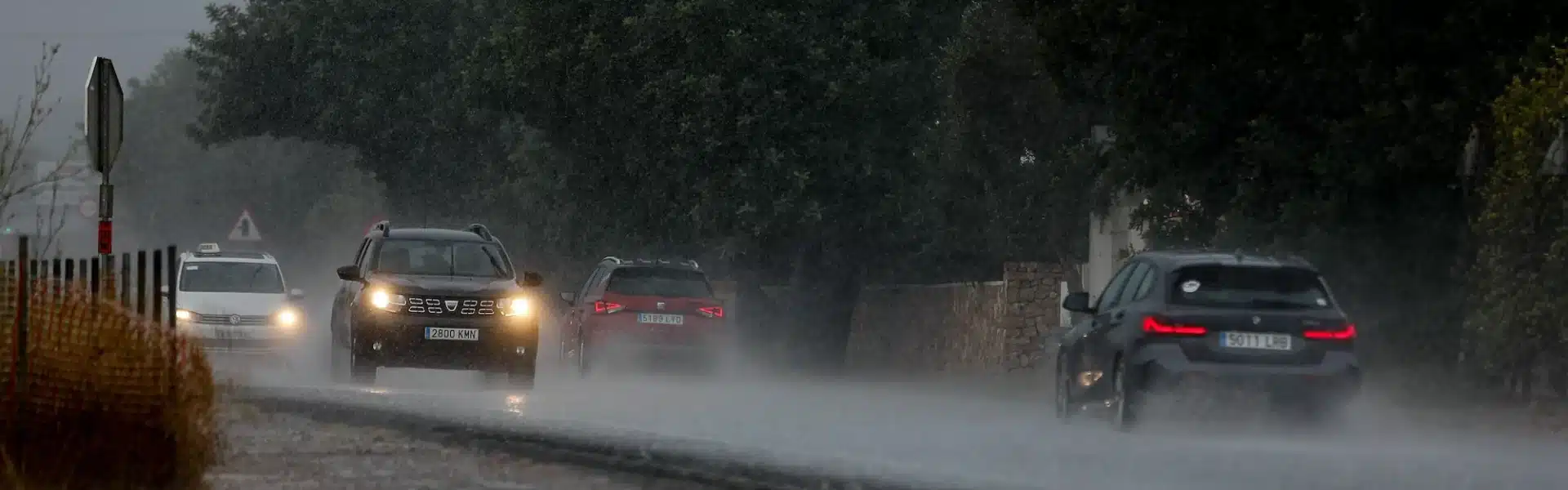 Rain in Ibiza