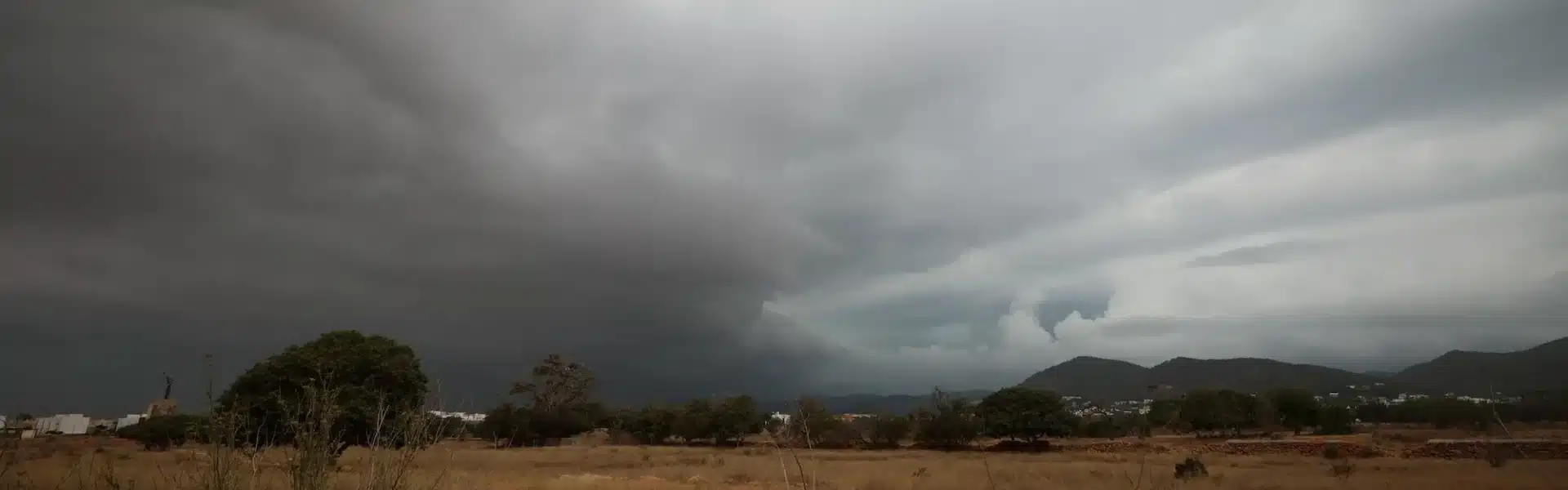 Rain in Ibiza
