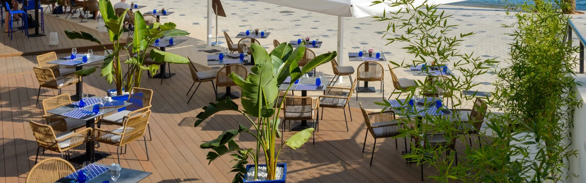 Blavós terrace in Ibiza