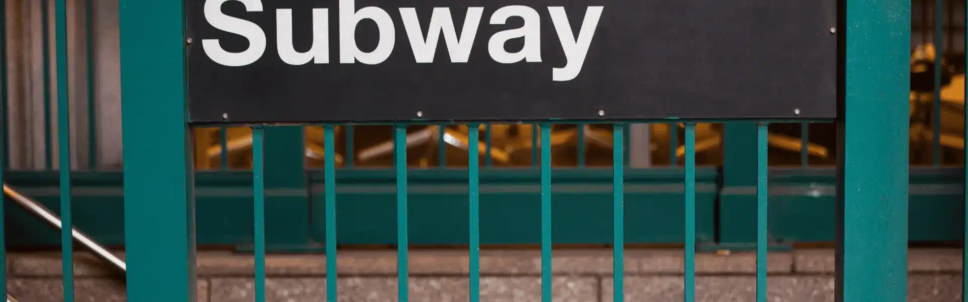 Subway poster.