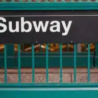 Subway poster.