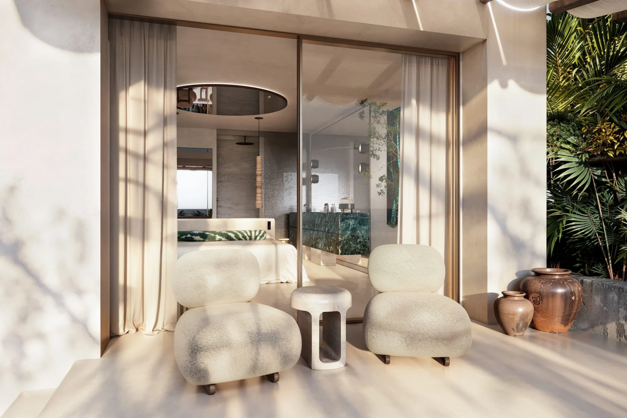 Destino Five Ibiza Hotel Junior Suite with Terrace 9 – Living Ibiza Destino Five Ibiza Hotel
