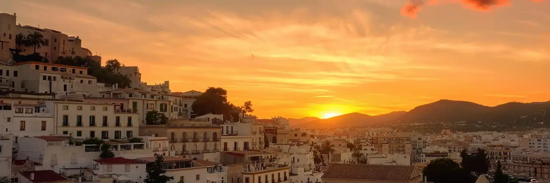 Dalt Vila in autumn