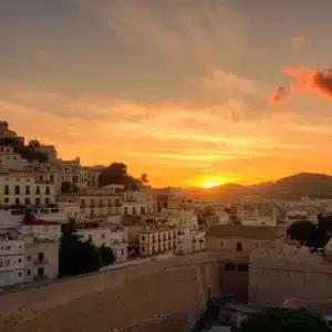 Dalt Vila In Autumn