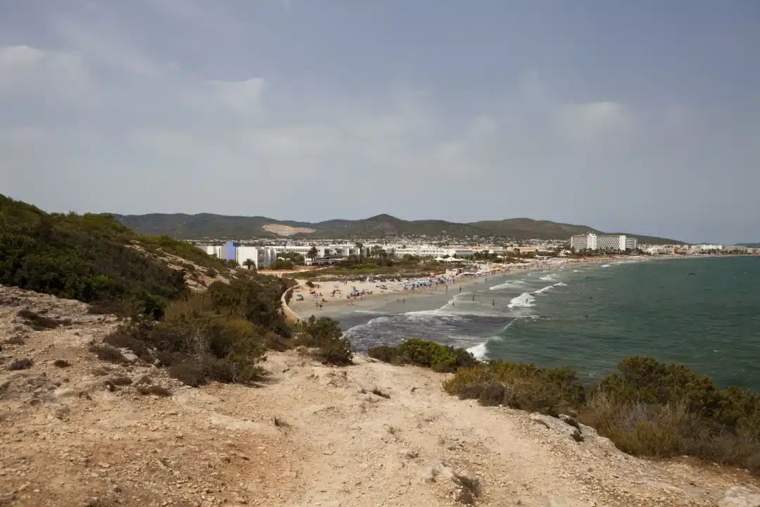 Playa d'en bossa hiking route