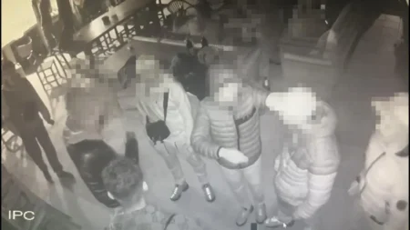 Selfies, laughter and shrimp on the terrace of a Formentera house raided by a dozen youths