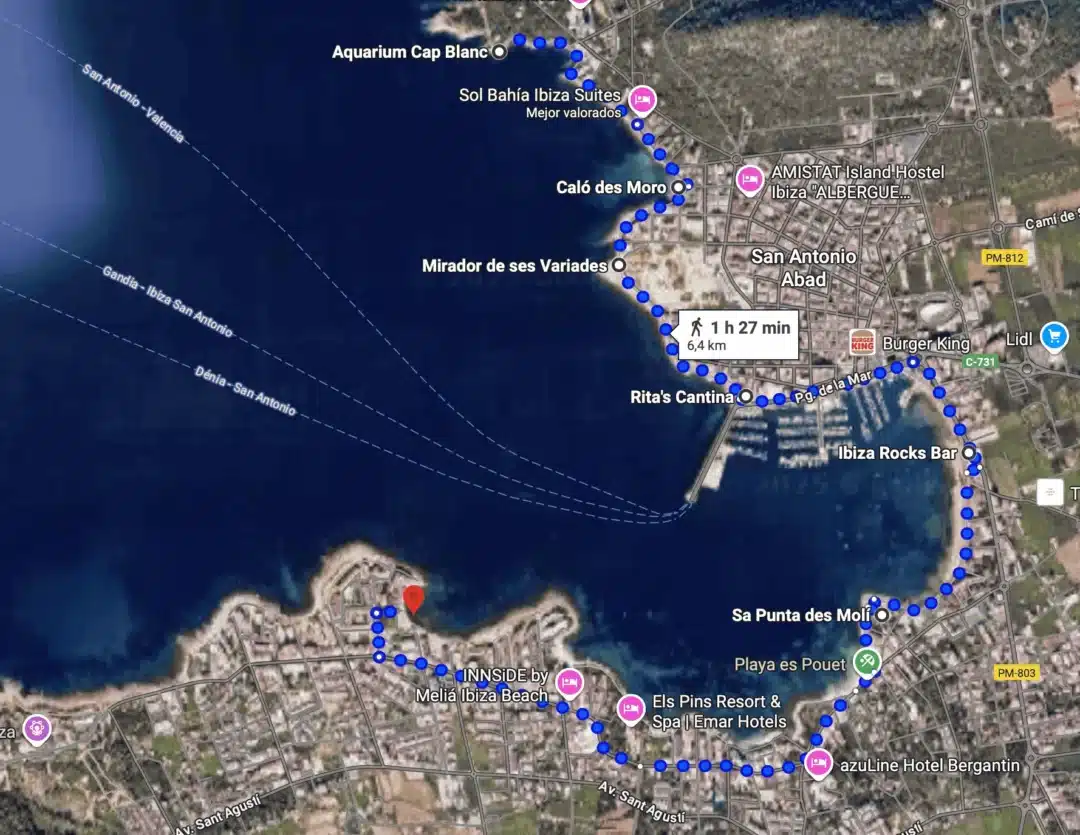 Running, Running In Ibiza, Running Routes, Sport In Ibiza &Ndash; Bahia De Portmany 1 &Ndash; Living Ibiza