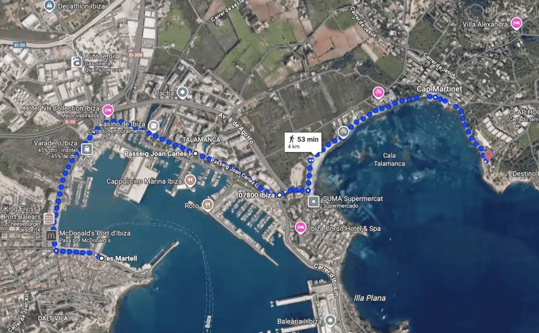 Running, Running In Ibiza, Running Routes, Sport In Ibiza &Ndash; Es Martell Sa Punta &Ndash; Living Ibiza