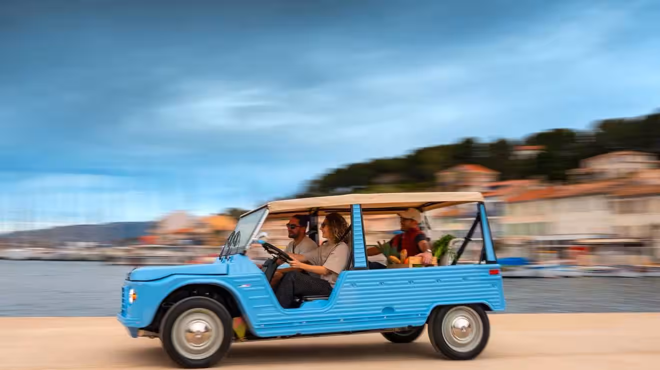 Electric Vintage Mehari Tour Ibiza | Eco-Friendly Island Road Trip