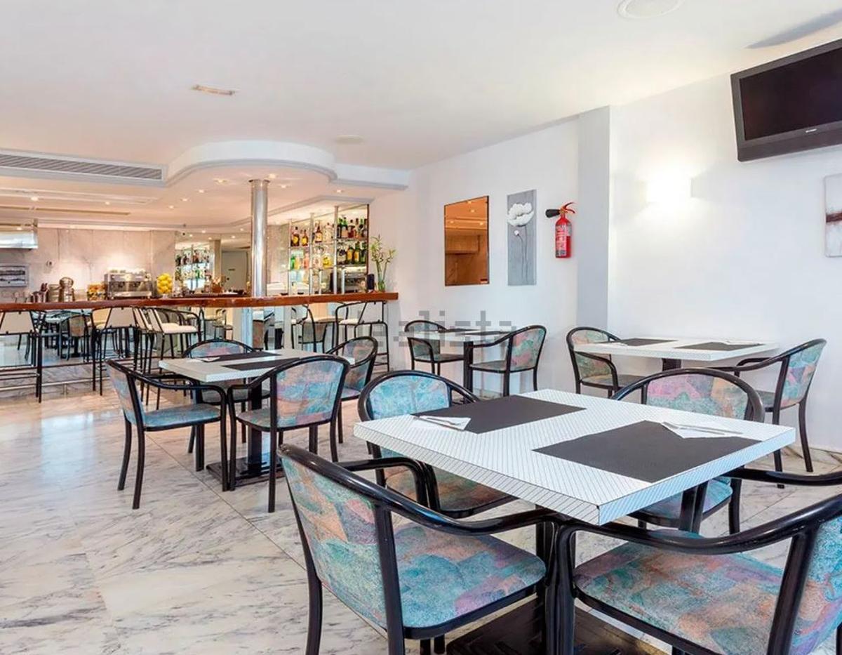 Vista de la cafetería.