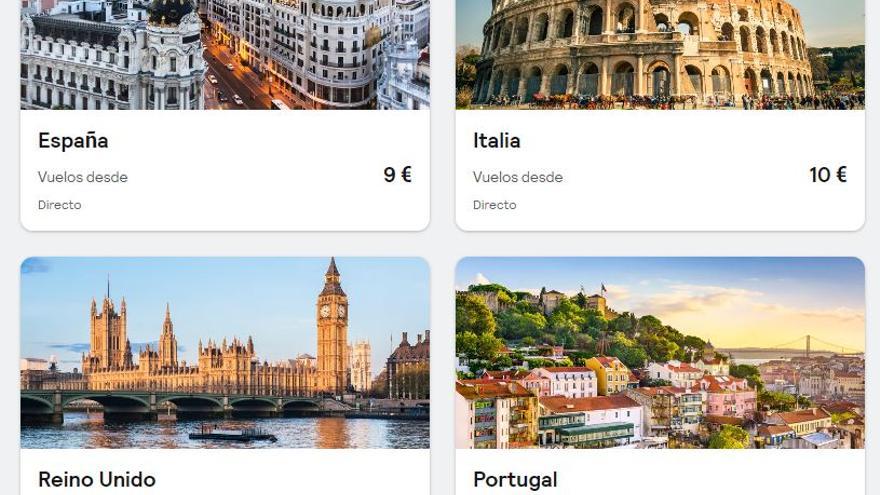 Buscador de vuelos baratos online