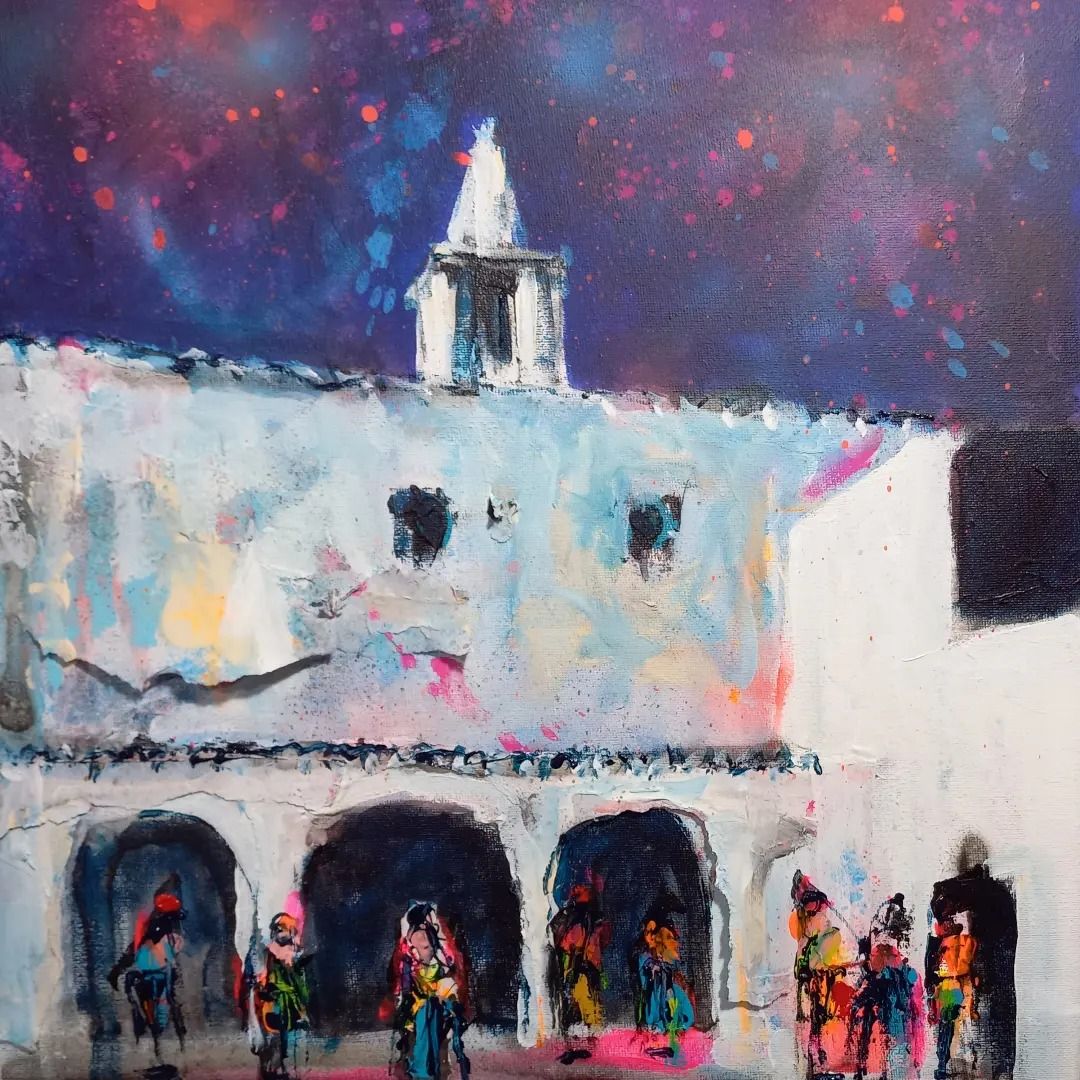 Pintura de la exposición de Ángel Zabala.