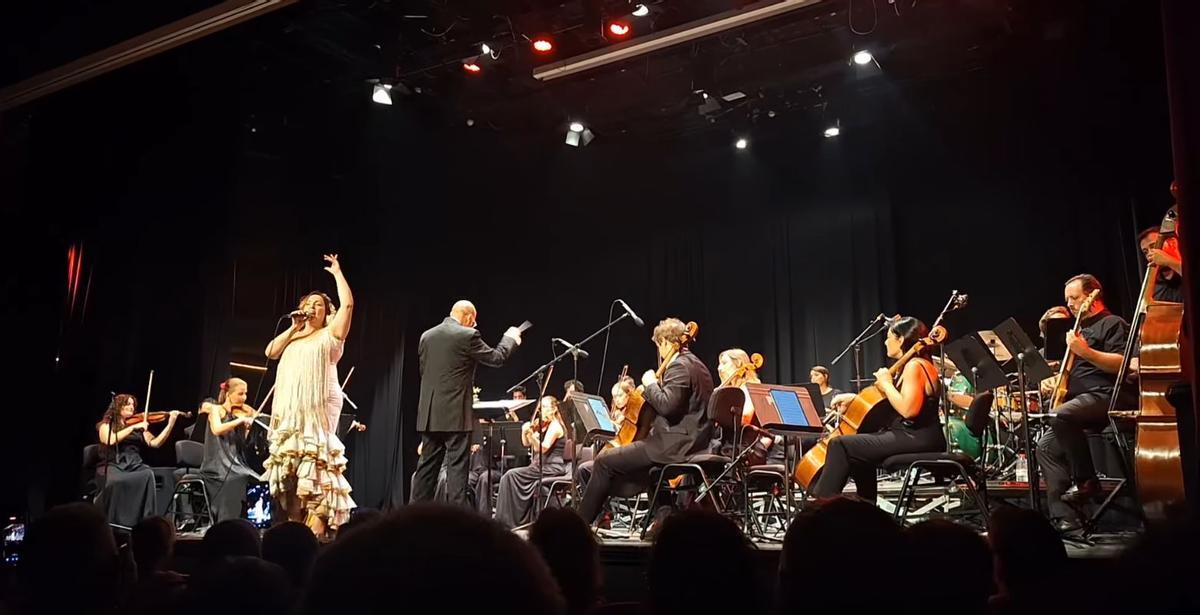 Concierto homenaje a Rocío Jurado de la OSCE del pasado mes de septiembre.