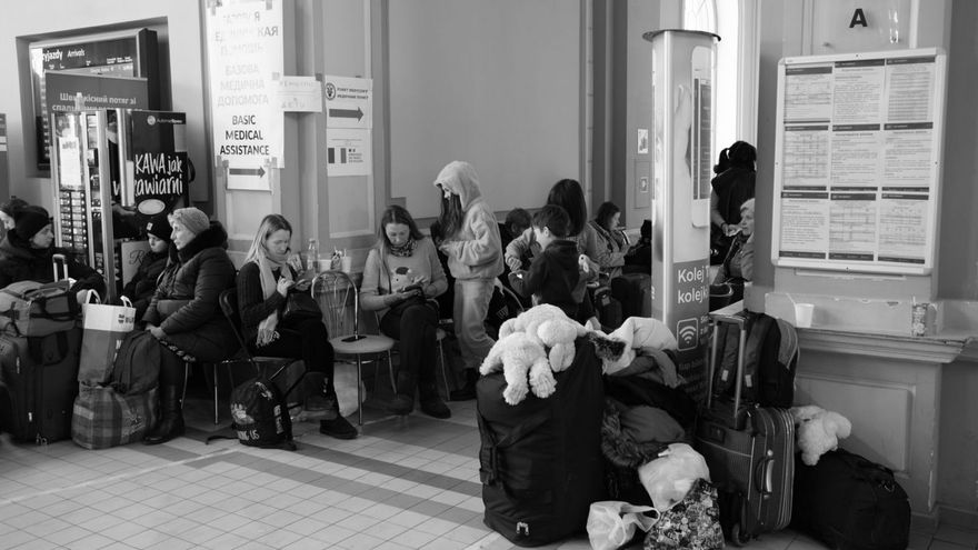 From Formentera to the Polish-Ukrainian border to help out for a week