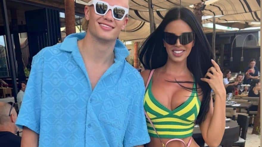 Soccer player Erling Haaland rests in Ibiza