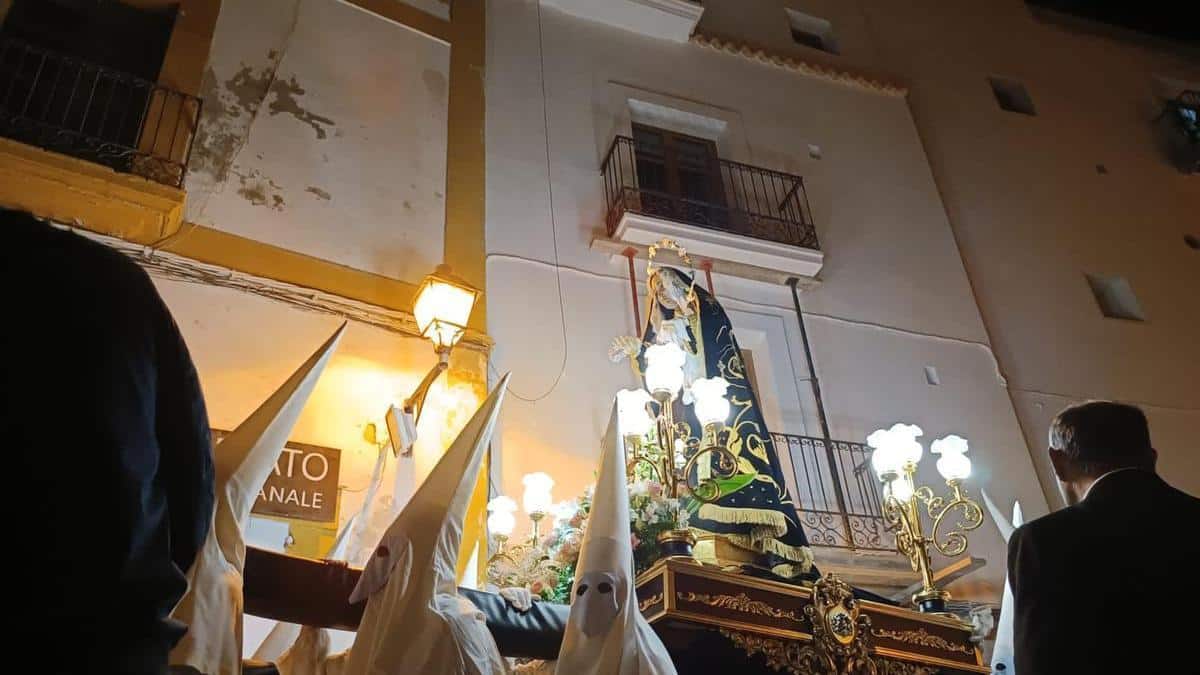 These are the streets closed in Ibiza for the Good Friday procession