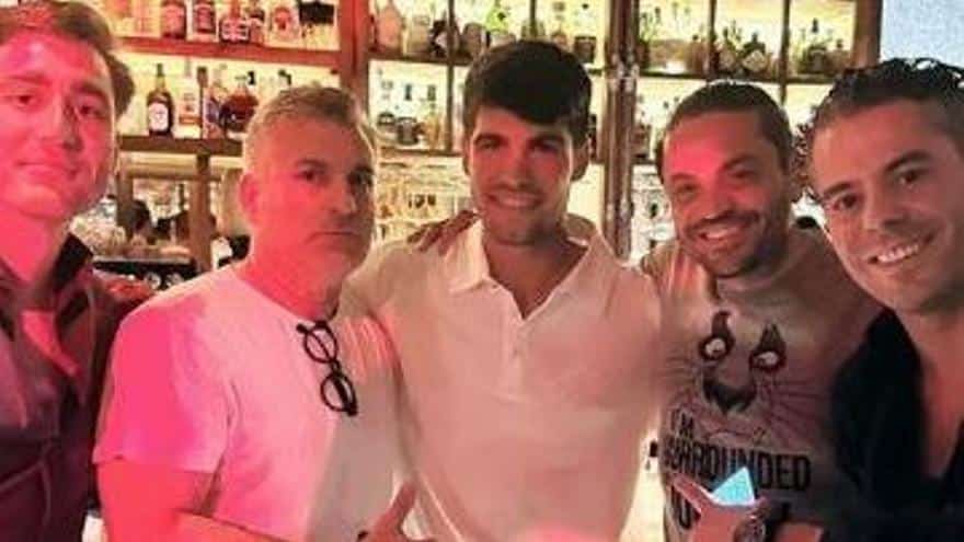 CARLOS ALCARAZ IN IBIZA