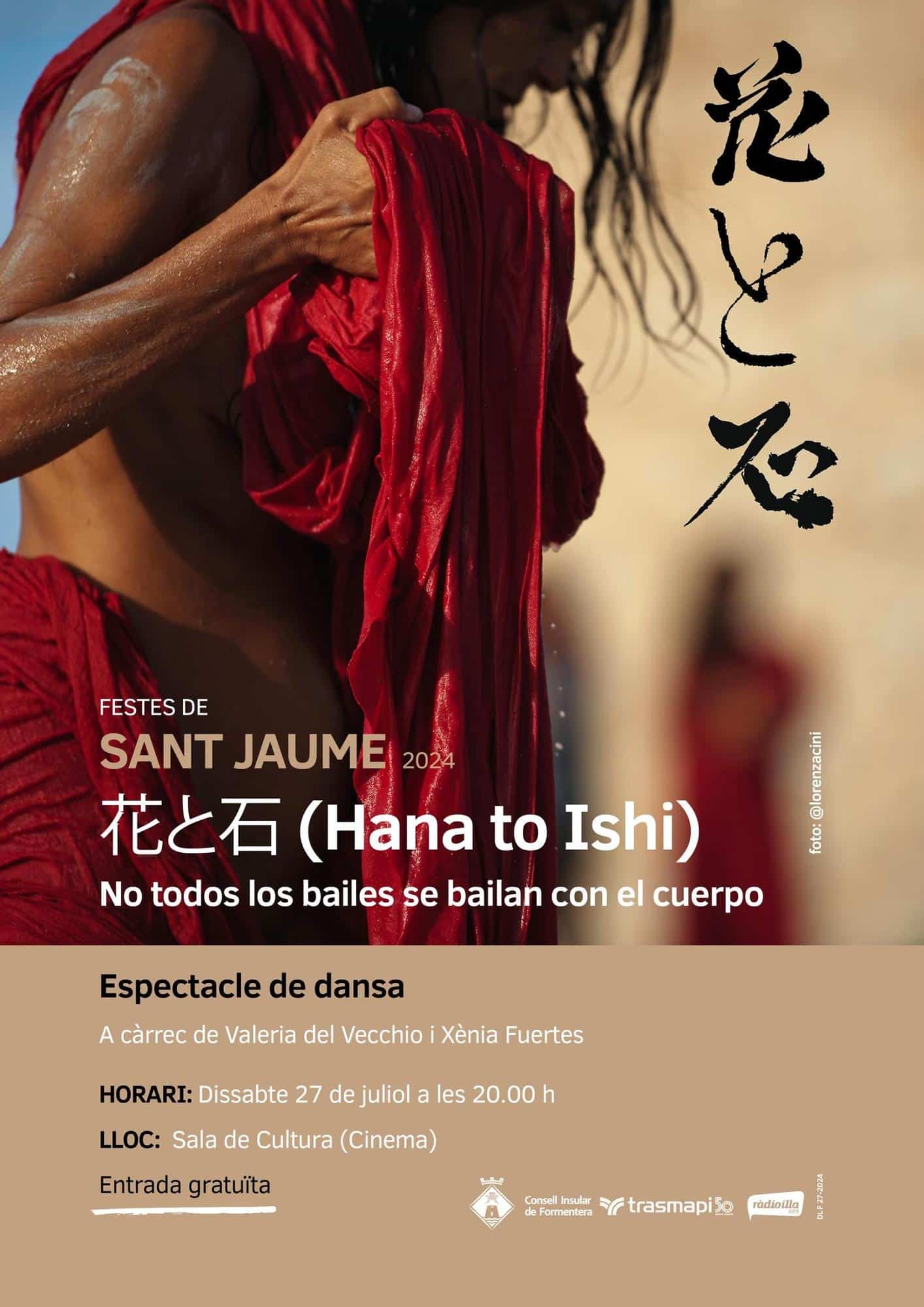 Fiestas Formentera : ‘Hana to ishi’: a dance and theater show for the Sant Jaume festivities
