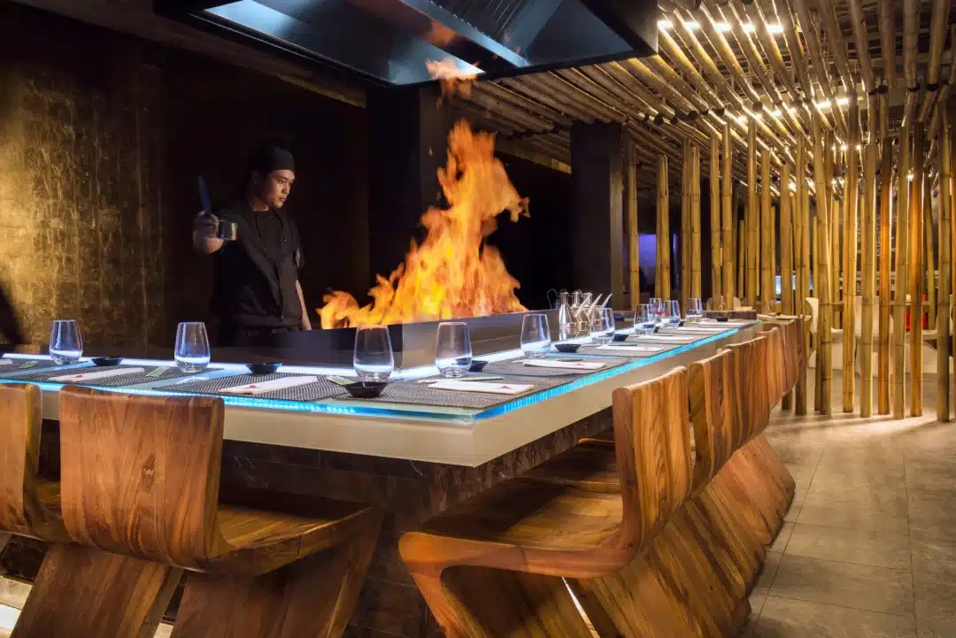 Taste delicious Japanese cuisine at Minami restaurant, located in one of Ibiza’s most famous nightclubs