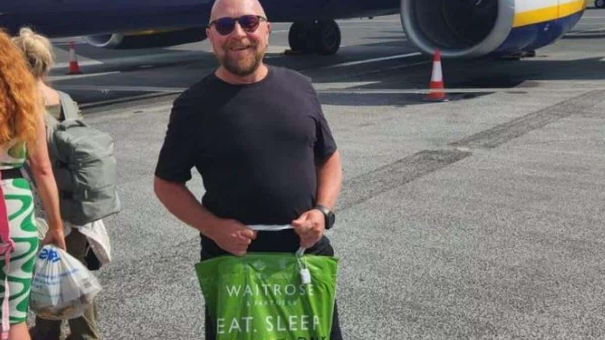 A 64-year-old man travels to Ibiza with only a change of clothes for 24 hours of non-stop partying