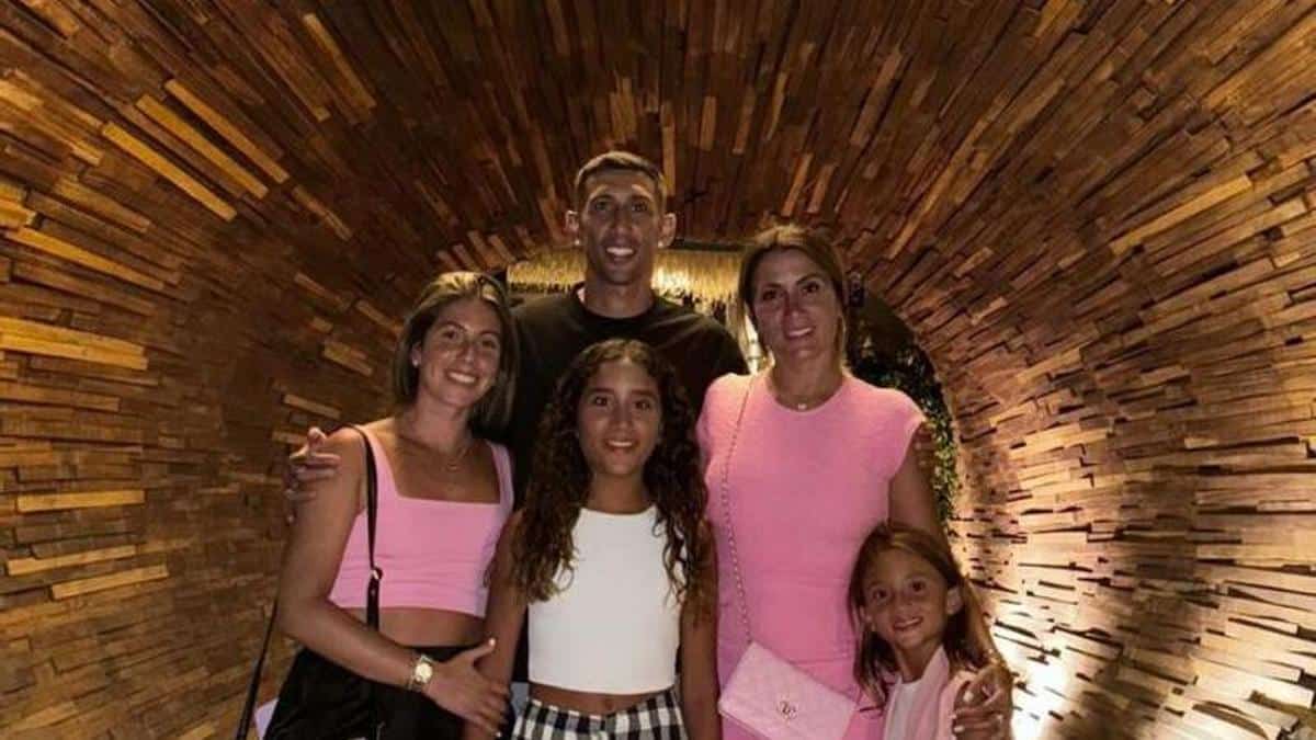 Soccer player Ángel di María, family vacation in Ibiza
