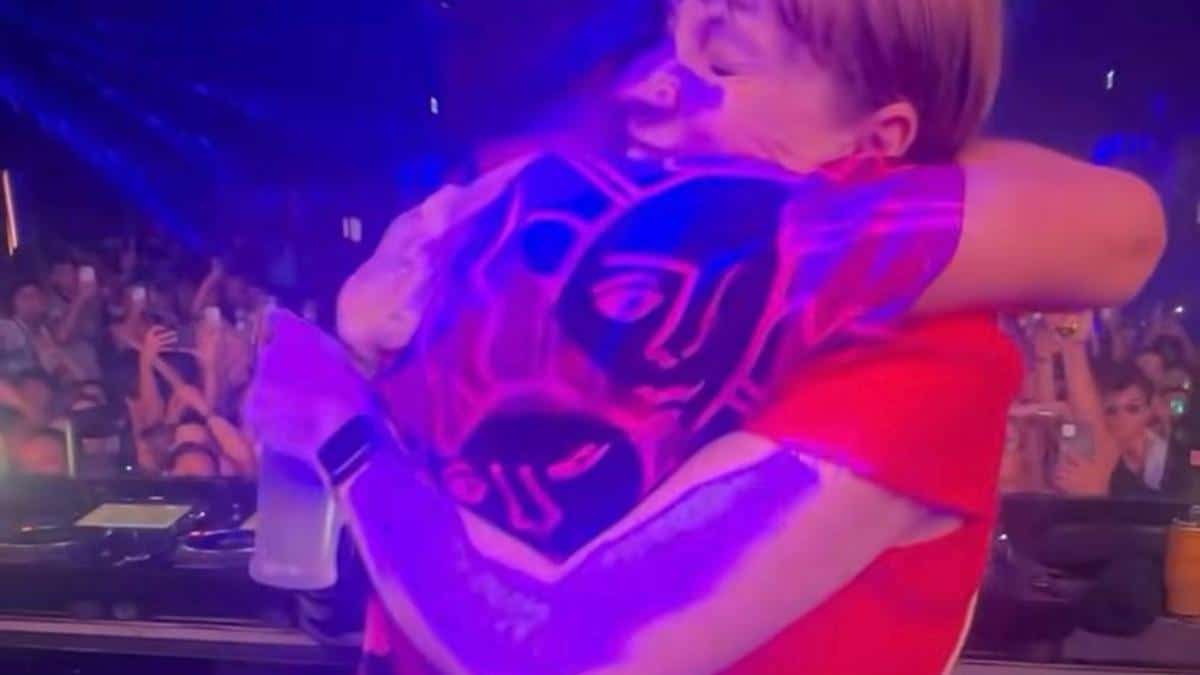 Angela Rayner, British deputy prime minister, dances in the DJ booth of a famous DJ in Ibiza