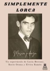Poster of the montage 'Simplemente Lorca'.