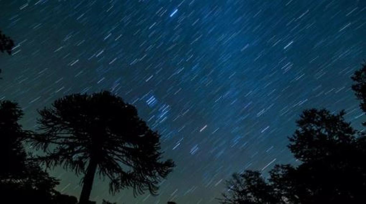 Lluvia de estrellas.