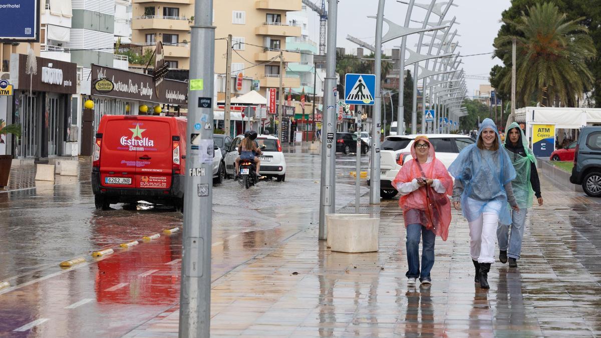 The weather in Ibiza: a week under water
