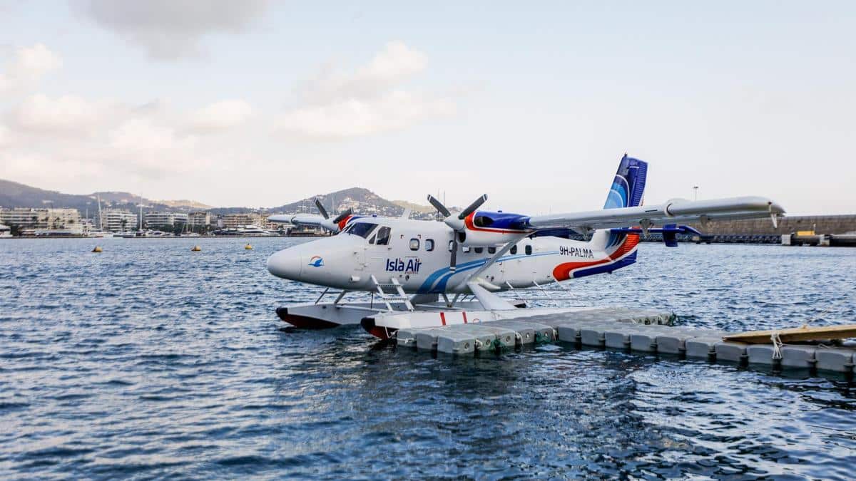 A mini-airport behind Ibiza’s es Daus