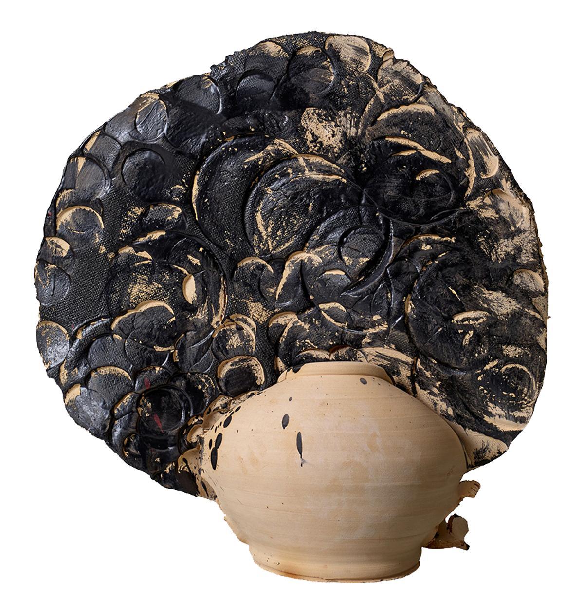 Una de las cerámicas que presentará el artista en Ibiza