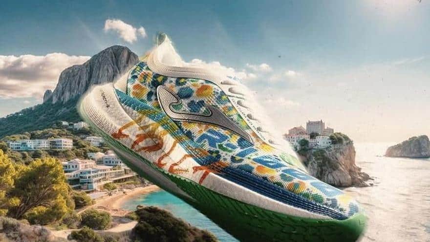 An Ibiza invented in the Joma shoes ad for the Santa Eulària Ibiza Marathon