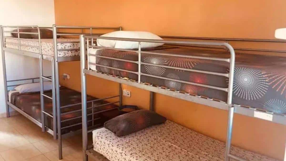 Seasonal rentals in Ibiza: bed for 550 euros in a room with bunk beds