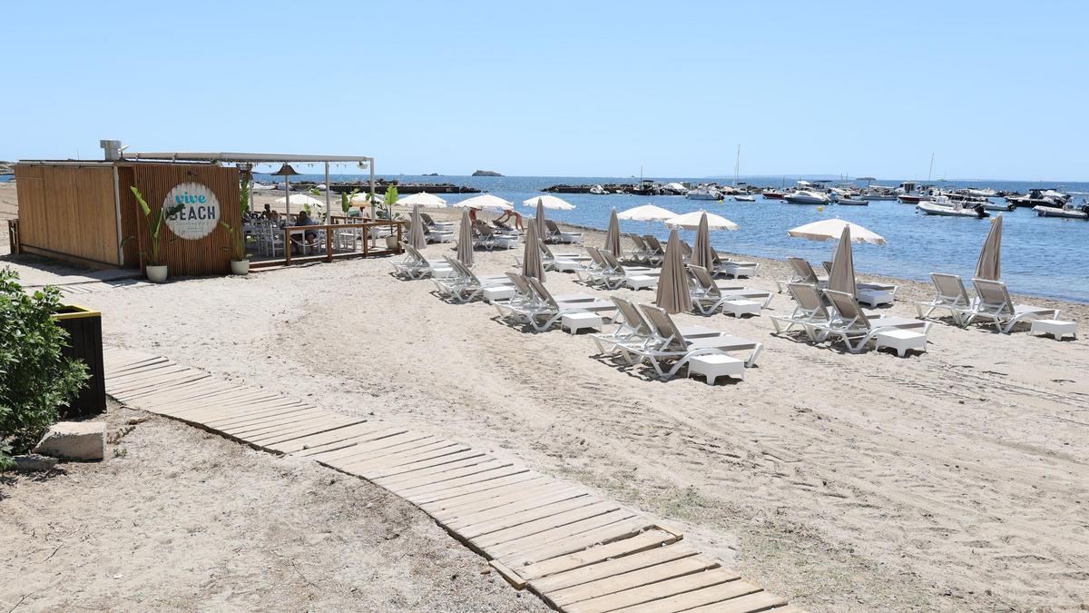 This is the favorite beach bar of Ibiza residents