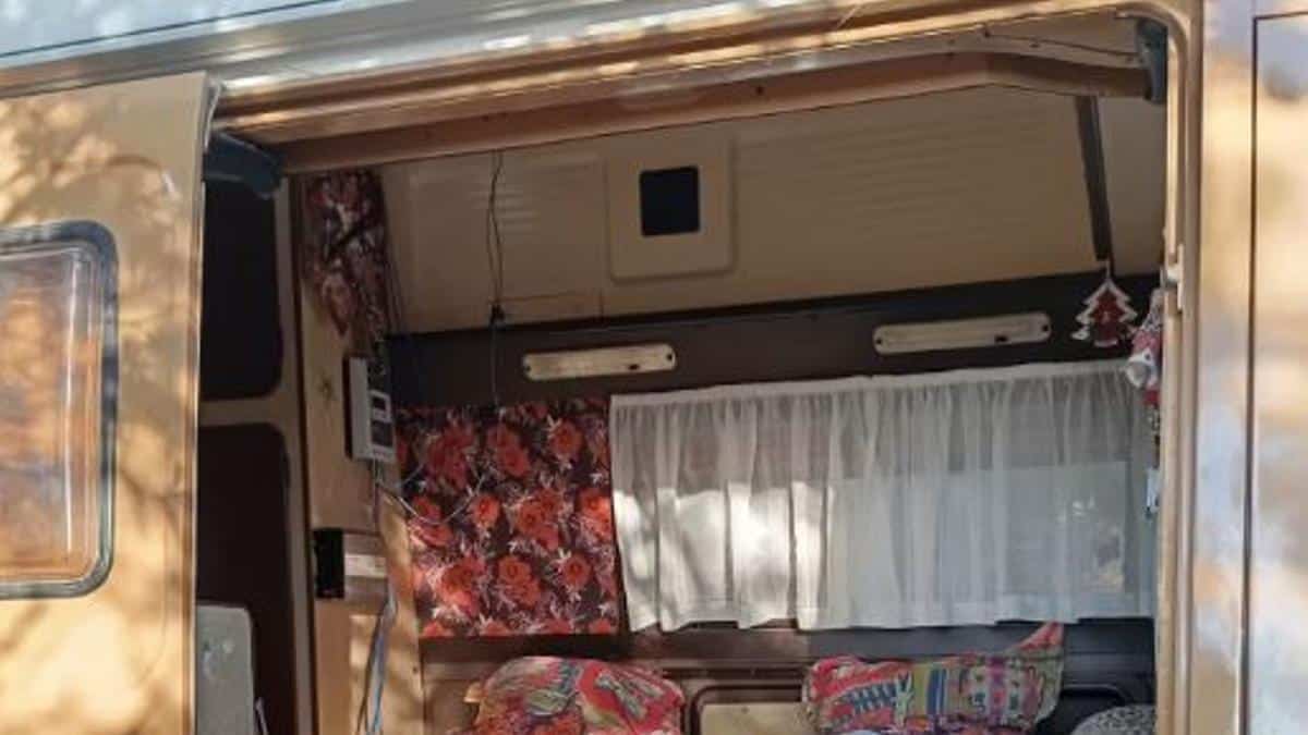 Tourist rental in Ibiza: a caravan “in a little piece of forest”