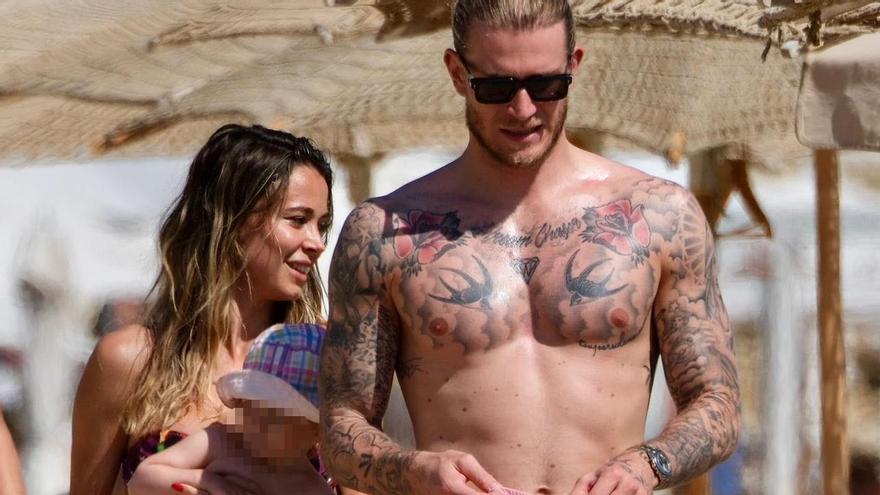 Soccer player Loris Karius and presenter Diletta Leotta, on vacation in Ibiza