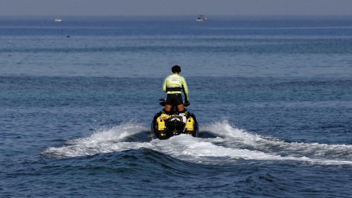 What fine do you face if you commit an infraction with a jet ski in Ibiza?