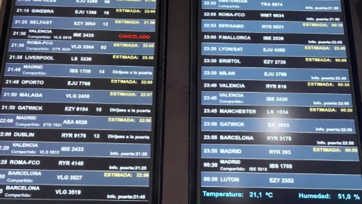 Controllers’ strike continues to cause problems at Ibiza airport: 69 flights delayed and one cancelled