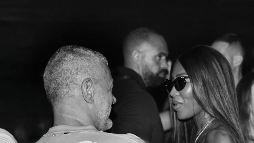 Naomi Campbell enjoys Ibiza’s night clubs