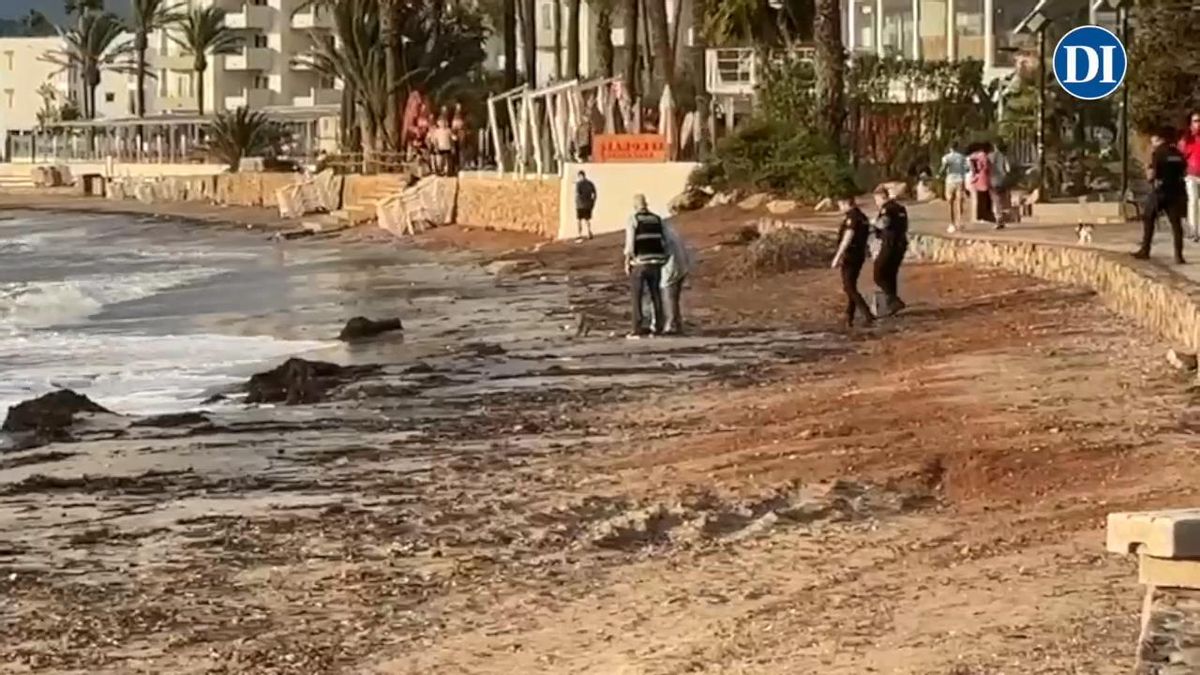 Macabre discovery in Ibiza: human foot found on the shore of Platja d’en Bossa