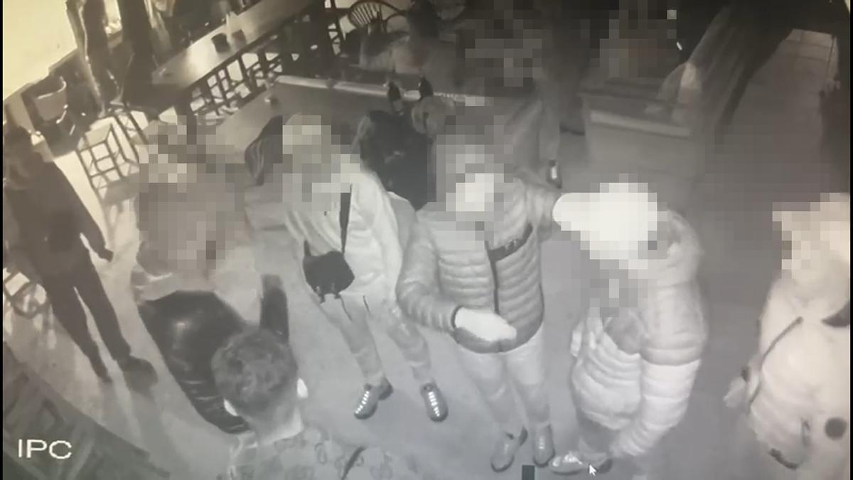 Selfies, laughter and shrimp on the terrace of a Formentera house raided by a dozen youths