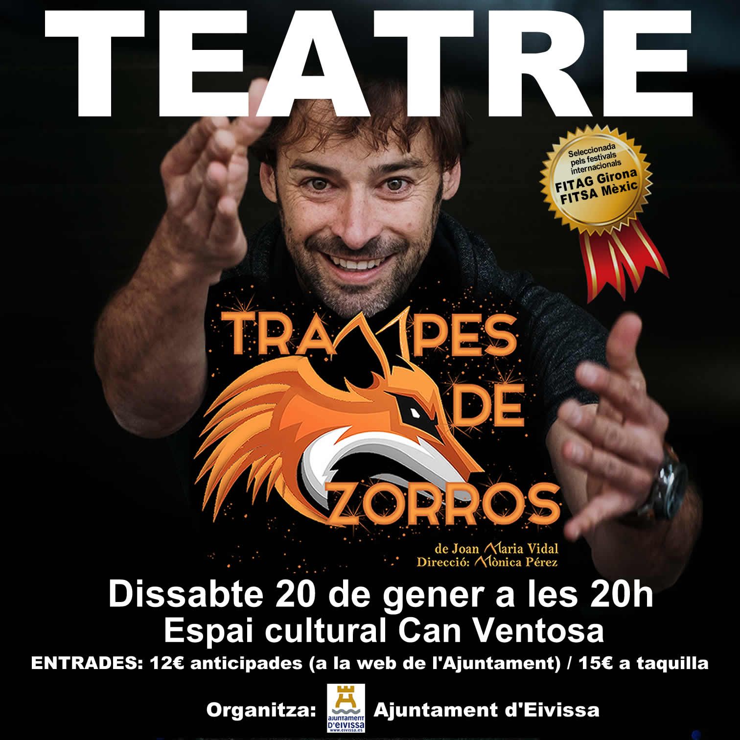 Cartel anunciador de 'Trames de Zorros'.