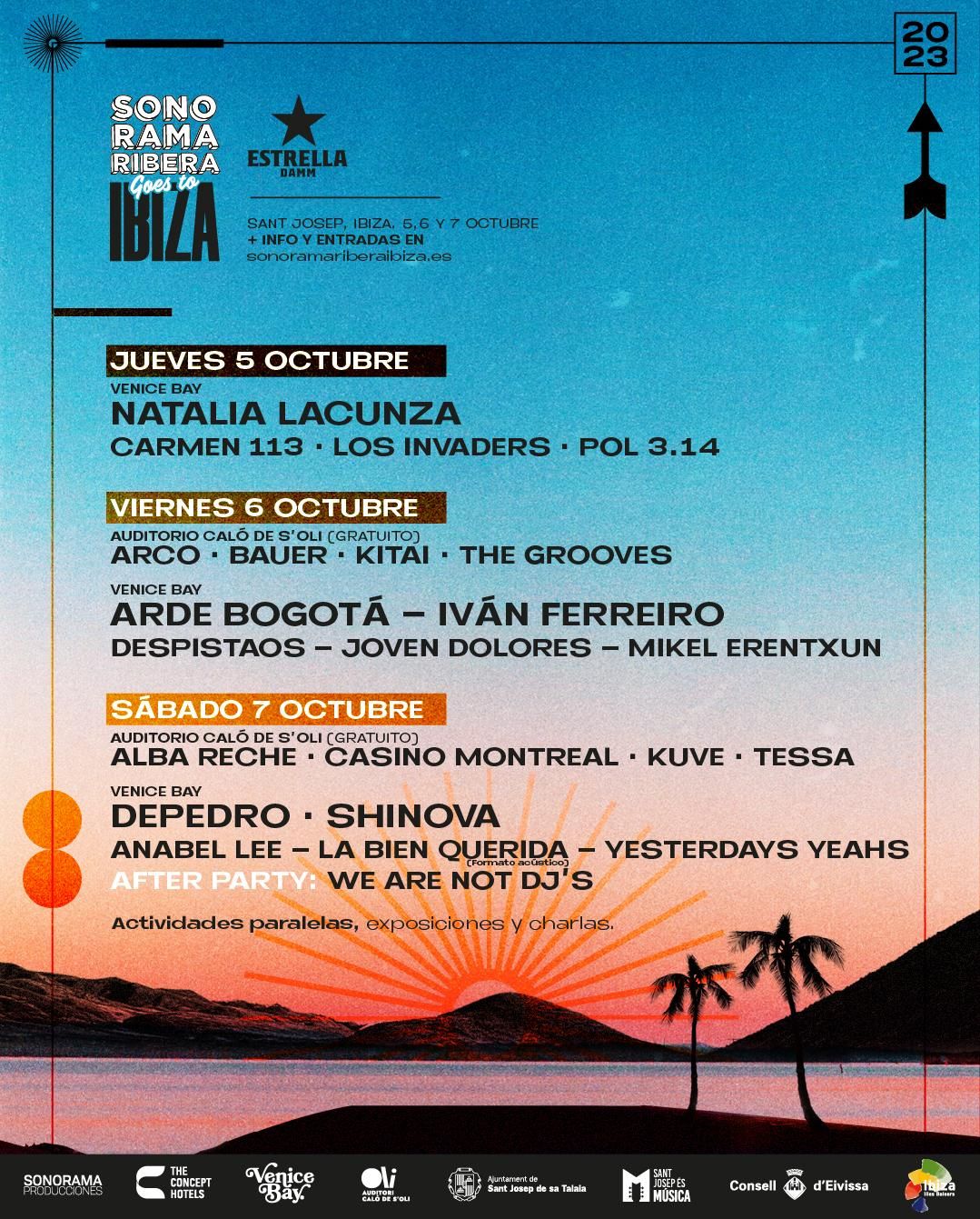 Cartel de Sonorama Ibiza 2023